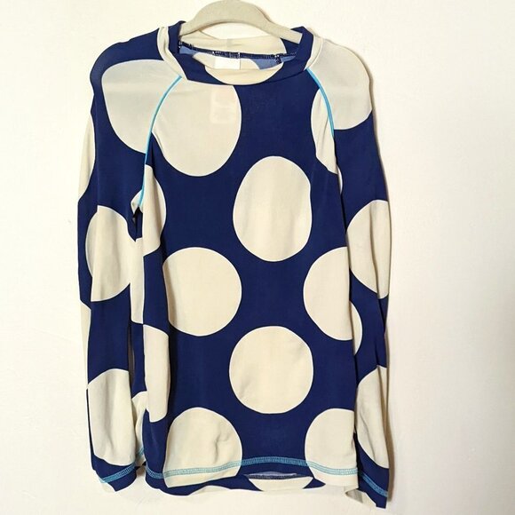 Children’s Boden Polka Dot Rash Guard Swim Top - Picture 1 of 3